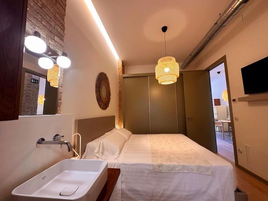 Appartamento Tradicional Casa Con Patio Ruzafa Valenza Esterno foto