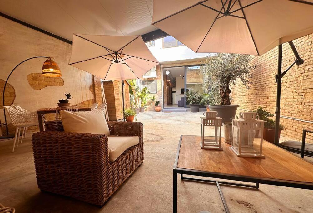 Appartamento Tradicional Casa Con Patio Ruzafa Valenza Esterno foto