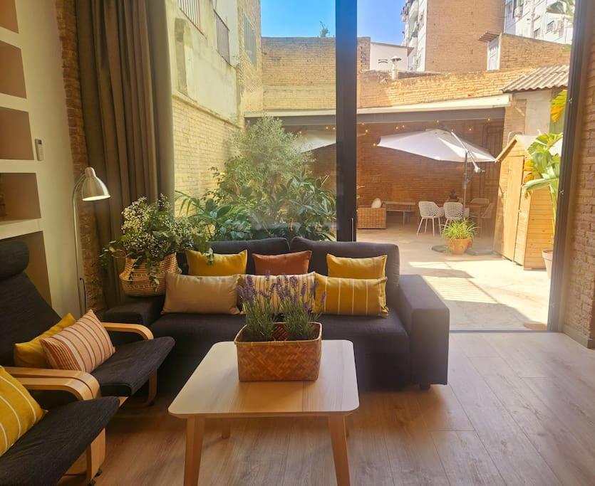 Appartamento Tradicional Casa Con Patio Ruzafa Valenza Esterno foto