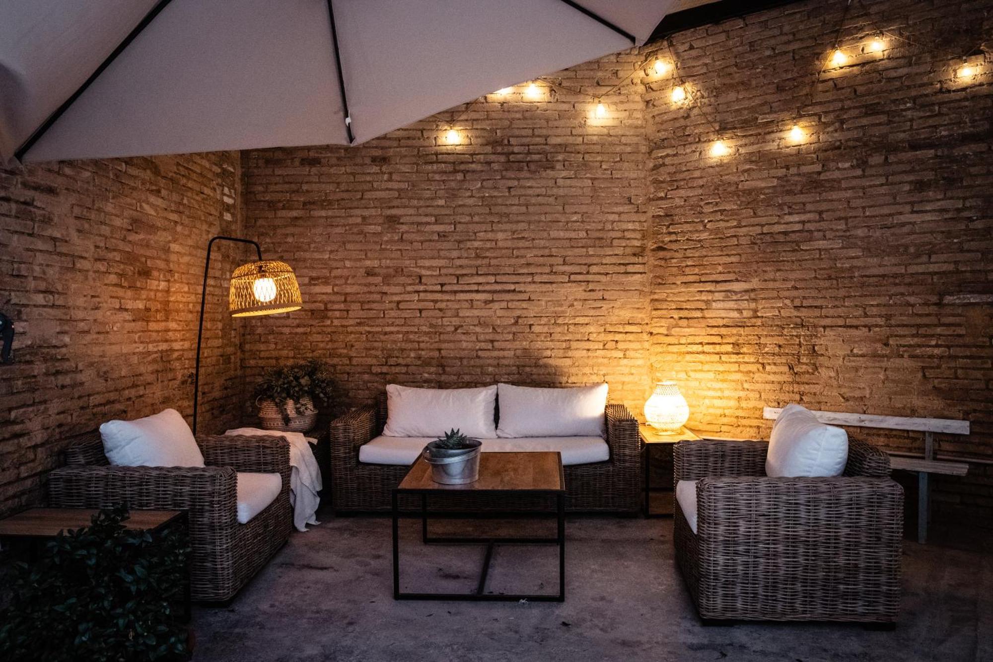 Appartamento Tradicional Casa Con Patio Ruzafa Valenza Esterno foto