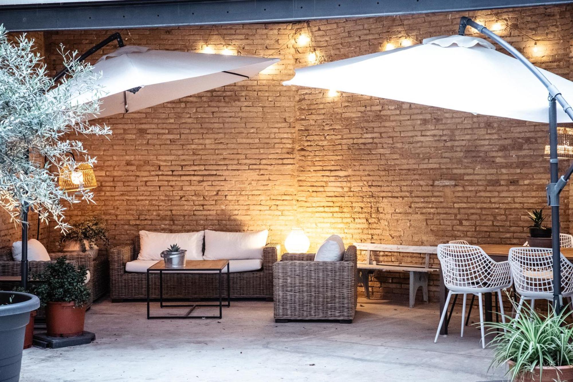 Appartamento Tradicional Casa Con Patio Ruzafa Valenza Esterno foto